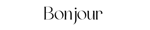 Bonjour